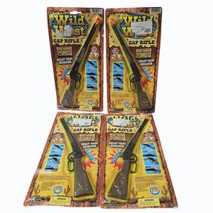 Lot of 4 Jaru Wild West TOY Cap Rifle Die Cast Metal Firing Mechanism 11" NOS